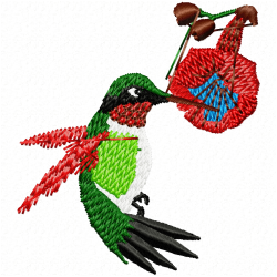 Hummingbirds Embroidery Design 3 Hummingbirds Embroidery Design 3